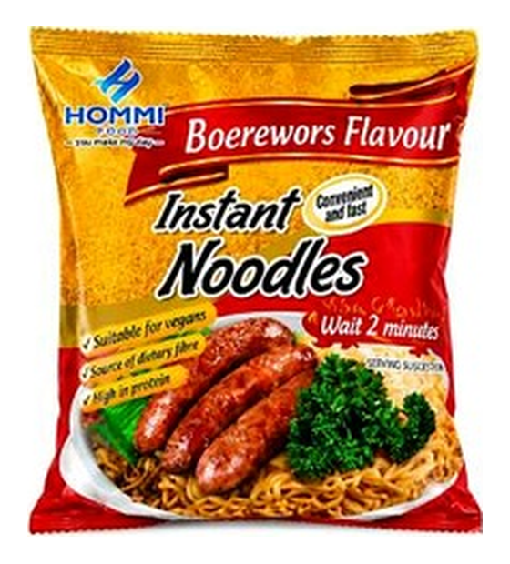 Hommi Boerewors Flavour instant noodles 73 g pack