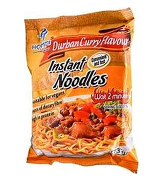 Hommi Durban Curry Flavour instant noodles 73 g pack